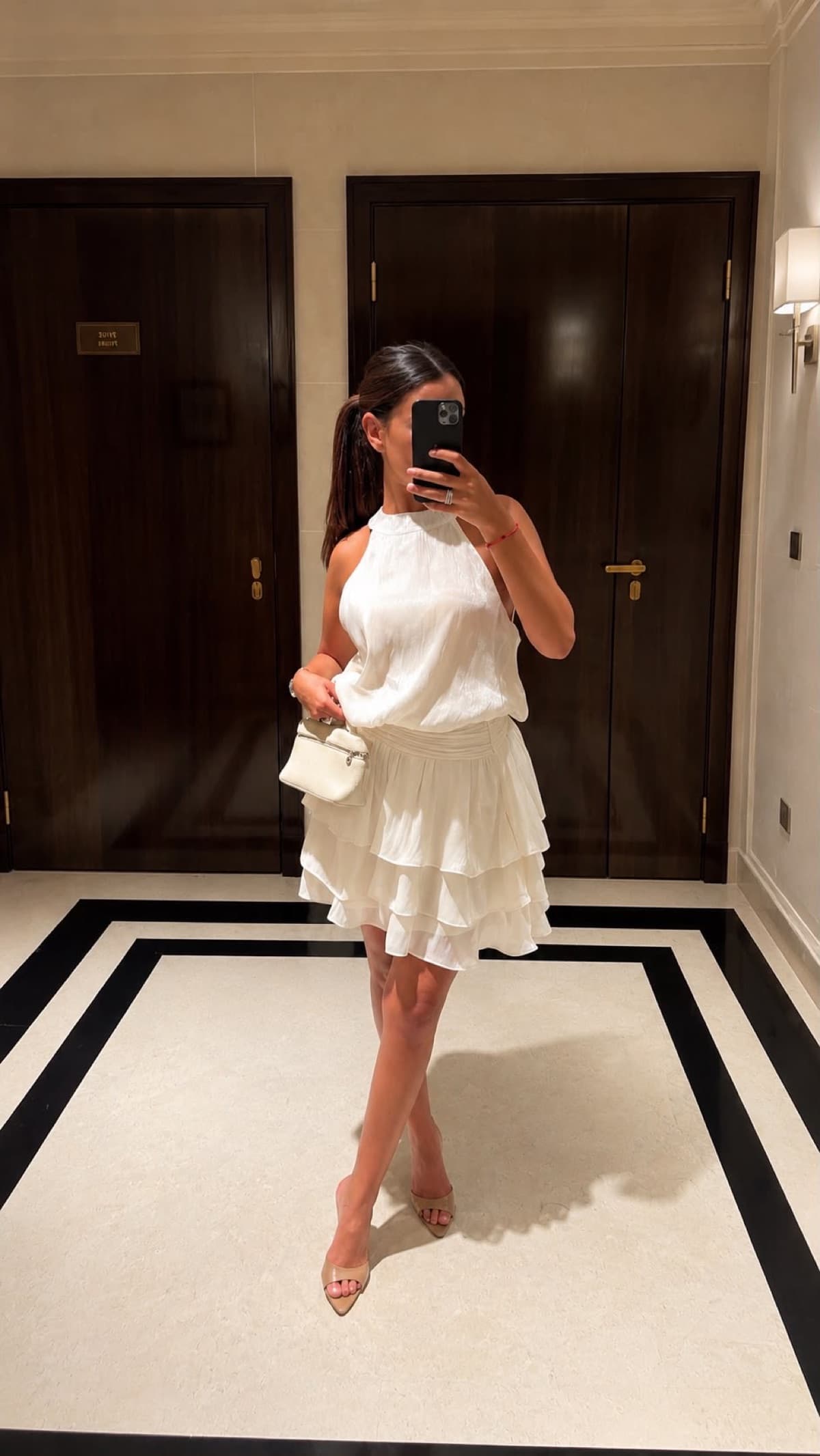 Vestido a volantes